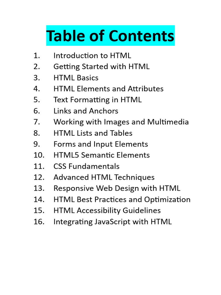 Html basic to advance | PDF | Html | Html Element