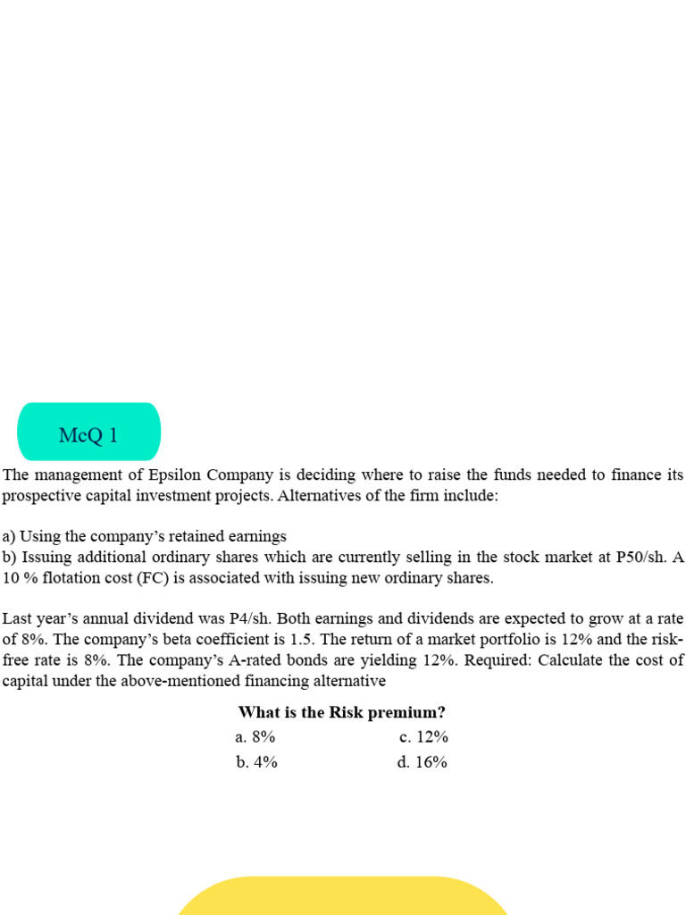 Quiz Bee Ni Rab Ric | PDF | Dividend | Bonds (Finance)