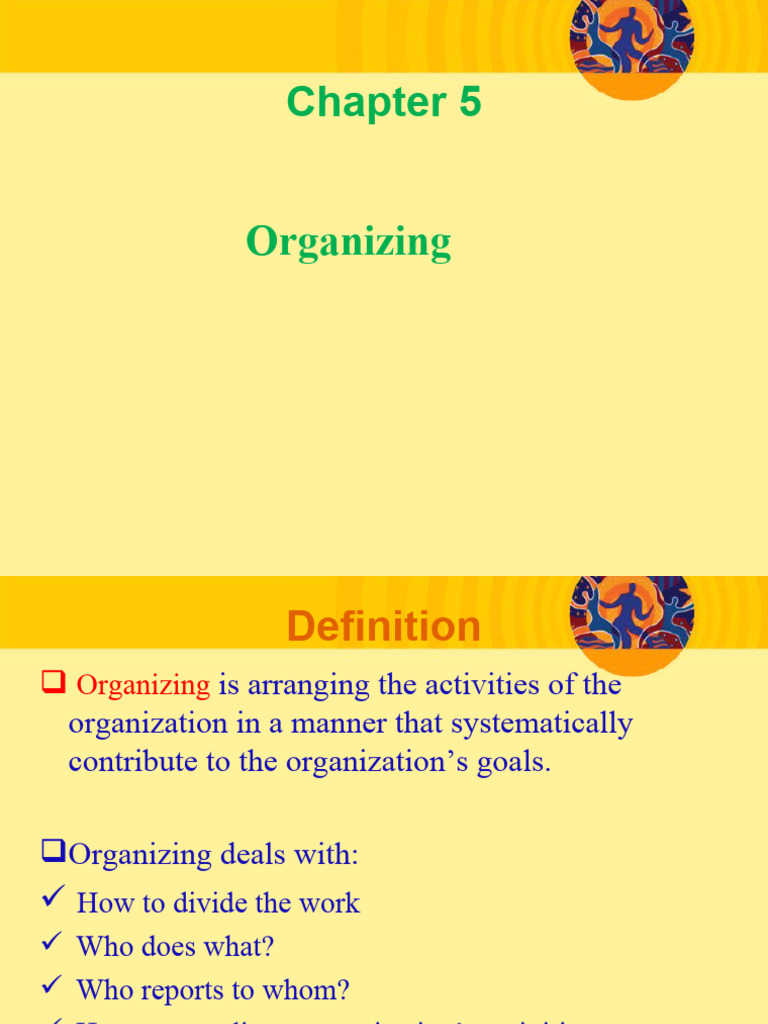 Organizing: Key Concepts and Structures | PDF | Organizational ...