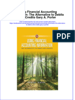 PDF Using Financial Accounting Information The Alternative To Debits and Credits Gary A Porter Ebook Full Chapter