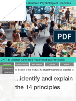Chapter 1 EDUC121 Learner Centered Psychological Principles PDF