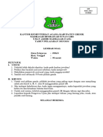 Template Soal UAM PPKN