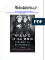 Download pdf War And Childhood In The Era Of The Two World Wars Mischa Honeck ebook full chapter 