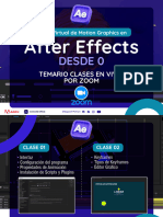 Temario Curso Motion Graphics After Effects 24