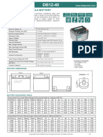 14 Battery - Datasheet