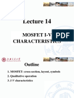Lec14 MOSFET I-V Characteristics