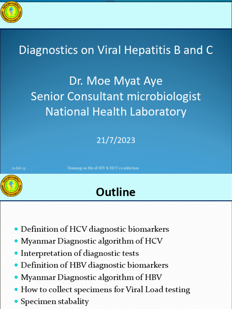 HCV Diagnostic Guidelines in Myanmar | PDF | Hepatitis C Virus ...