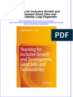 PDF Yearning For Inclusive Growth and Development Good Jobs and Sustainability Luigi Paganetto Ebook Full Chapter