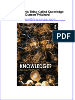 Download pdf What Is This Thing Called Knowledge Duncan Pritchard ebook full chapter 