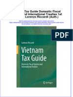 Textbook Vietnam Tax Guide Domestic Fiscal System and International Treaties 1St Edition Lorenzo Riccardi Auth Ebook All Chapter PDF