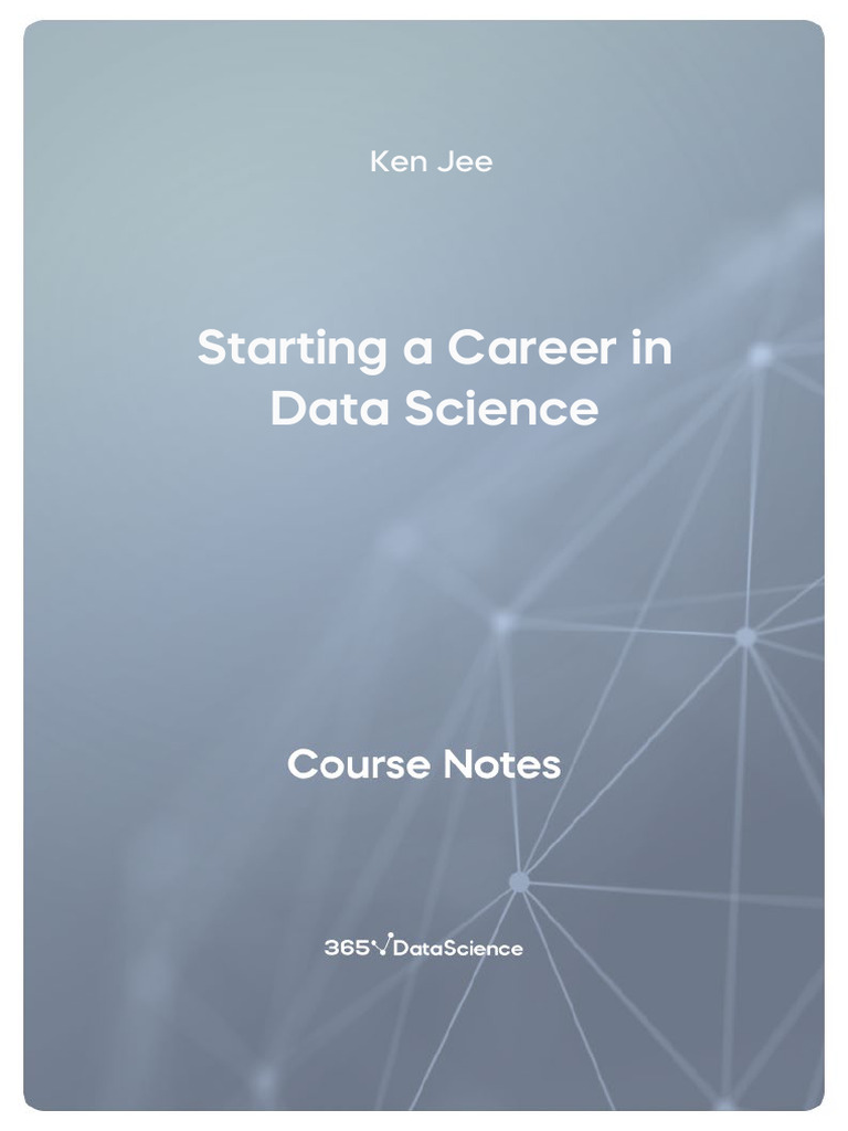 Starting A Career in Data Science ? | PDF | Data Science | Job Interview