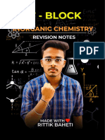 F Block Elements Notes