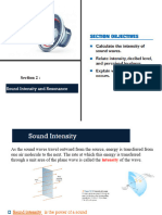 Sound Intensity and Resonance