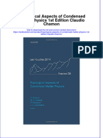 Download textbook Topological Aspects Of Condensed Matter Physics 1St Edition Claudio Chamon ebook all chapter pdf 