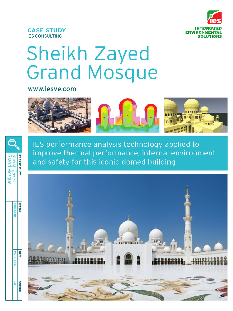 Sheikh Zayed Mosque Thermal Analysis Case Study | PDF | Simulation ...