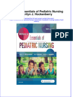 PDF Wong S Essentials of Pediatric Nursing Marilyn J Hockenberry Ebook Full Chapter