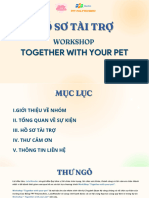 Proposal Workshop Together With Your Pet