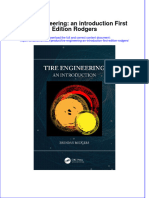 Download pdf Tire Engineering An Introduction First Edition Rodgers ebook full chapter 