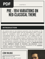 Chapter 8 - Pre-1914 Variations