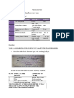 Sl/No Instrument/Tools Materials Number 1 2 3 4 5