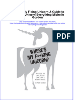 Textbook Where S My F King Unicorn A Guide To Life Your Unicorn Everything Michelle Gordon Ebook All Chapter PDF