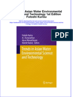 Textbook Trends in Asian Water Environmental Science and Technology 1St Edition Futoshi Kurisu Ebook All Chapter PDF