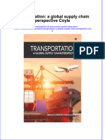 Download pdf Transportation A Global Supply Chain Perspective Coyle ebook full chapter 