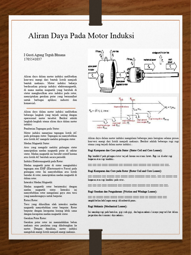 Aliran Daya dan Kerugian Motor Induksi | PDF | Komputer | Teknologi ...
