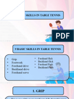 Pe 4 Lesson 7 Table Tennis