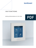 VAV Function Installation EN