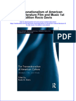 Full Chapter The Transnationalism of American Culture Literature Film and Music 1St Edition Rocio Davis PDF
