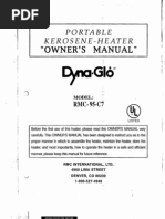 Download Dyna-Glo RMC-95 C7 Kerosene Heater User Manual by LearningAsIGo SN73170135 doc pdf