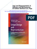 Textbook Urban Design and Representation A Multidisciplinary and Multisensory Approach 1St Edition Barbara E A Piga Ebook All Chapter PDF