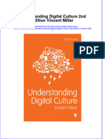 Ebffiledocnew - 226download Full Chapter Understanding Digital Culture 2Nd Edition Vincent Miller PDF