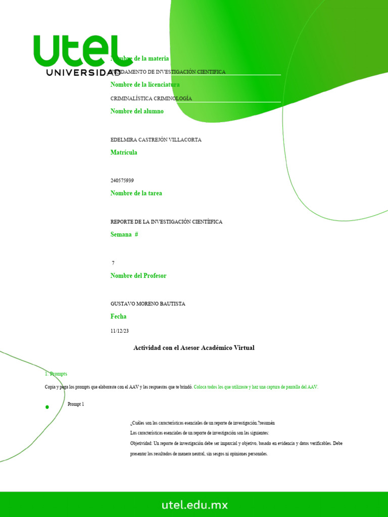 Elementos Clave en Reportes de Investigación | PDF | Blog | Teoría