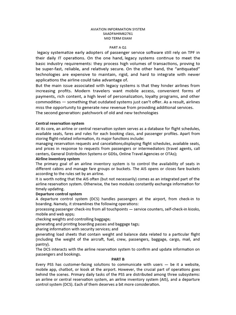 Aviation information midsystem pdf information security
