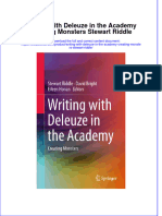 Textbook Writing With Deleuze in The Academy Creating Monsters Stewart Riddle Ebook All Chapter PDF
