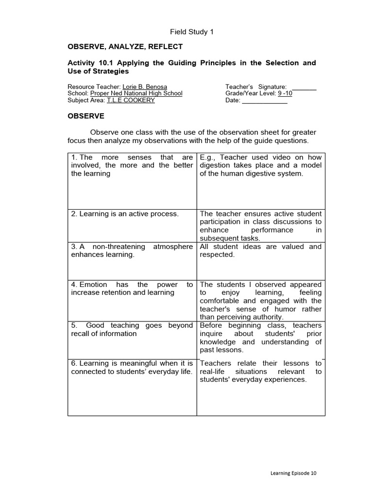 Jb Learning Episode 10 Pdf Educational Assessment Learning
