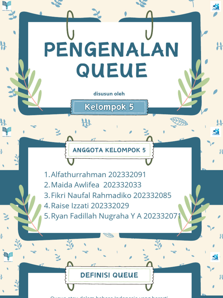 Prinsip Kerja dan Struktur Queue | PDF | Komputer