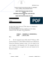 Wishes of Child Cannot Form Solitary Reason For Grant of Custody - Bombay High CourtBombay - High - Court - Order - July - 21