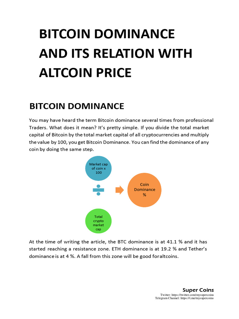 What Is BTC Dominance | PDF | Cryptocurrency | Bitcoin