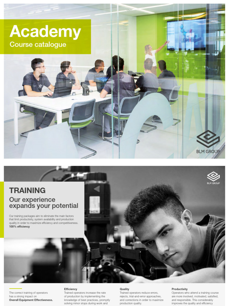 En BLM Group Corsi Academy 09.23 | PDF | Machines | Sheet Metal