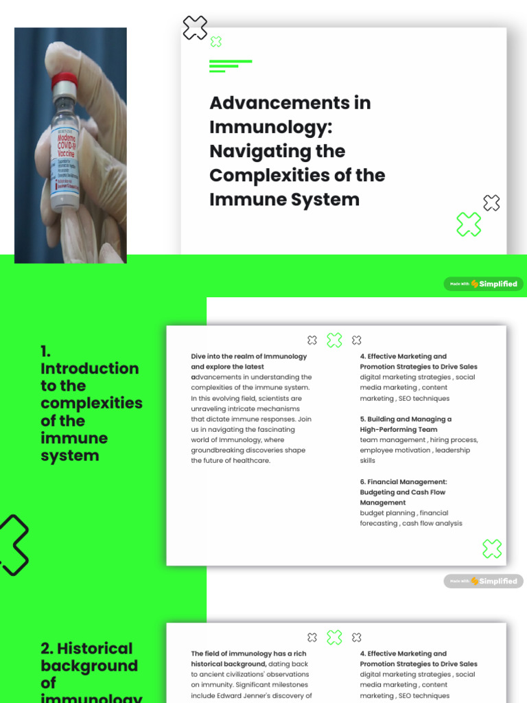 Advancements in Immunology Explained | PDF | Immune System | Immunology