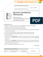 Rozwiązania Zadań - Matematyka, Arkusz 5 (Wydawnictwo Greg)