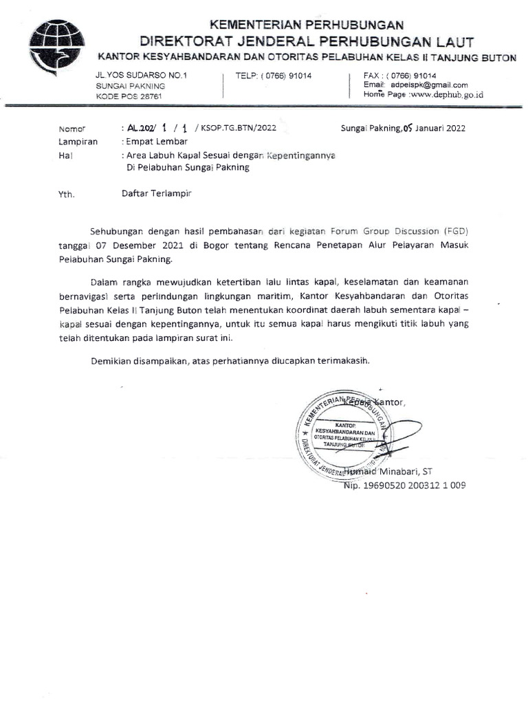 Area Labuh Sei Pakning 01 | PDF