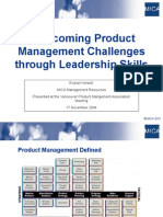 Product Management Through Leadership - VPMA