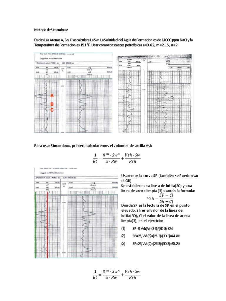 Metodo de Simandoux | PDF