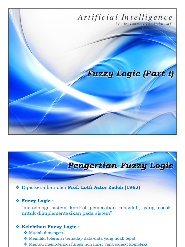 Pengenalan Fuzzy Logic dalam AI | PDF