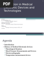 Innovation on Medical Electronics