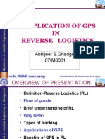 Reverse Logistics & GPS - Abhijeet Ghadge